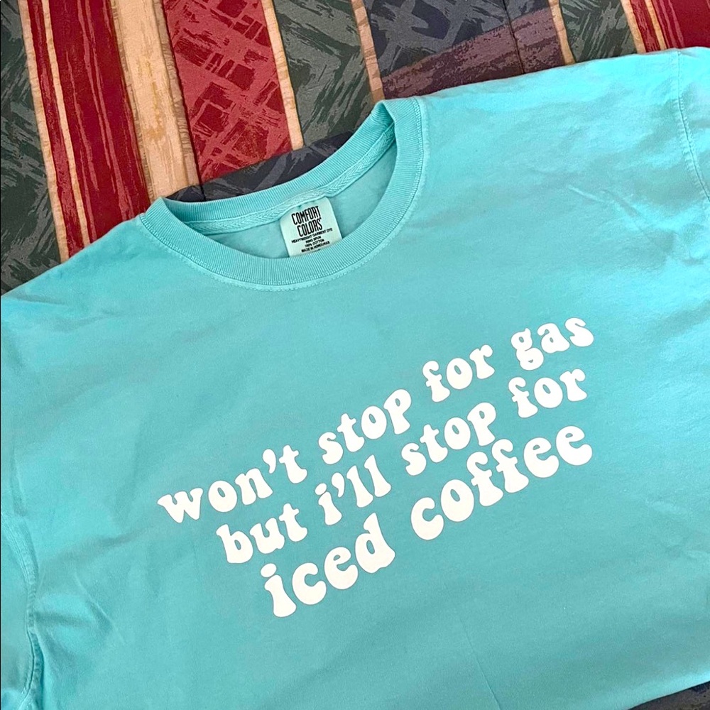 iced coffee tee